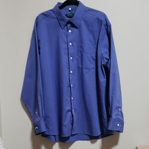 Men's Classic Blue Dress Shirt